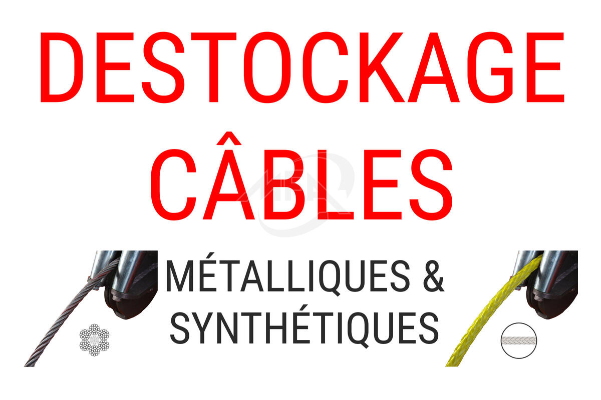 PROMO - CHUTES CABLE METALLIQUE ET SYNTHETIQUE